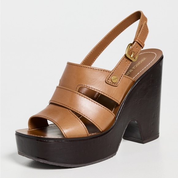 NWT Veronica Beard Platform Sandals - Picture 1 of 5